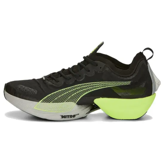 PUMA Fast-R Nitro Elite Running Shoes Men Low-top Black/Green