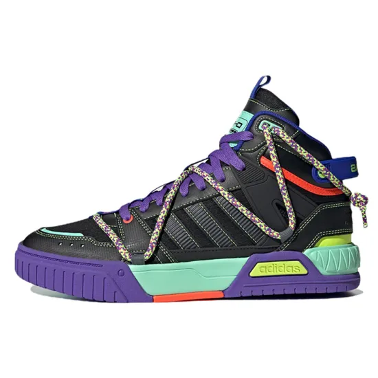 Adidas Neo D PAD Mid 'Back Purple Green'