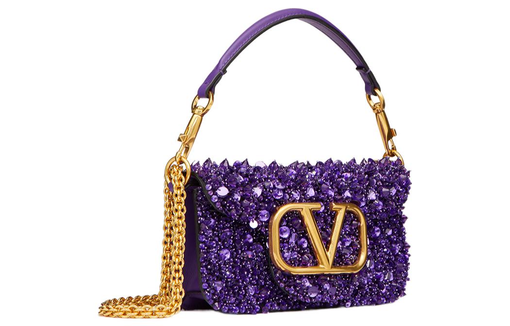 Женская сумка Valentino Locò (фиолетовый) — фото 4