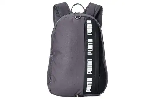 PUMA Fabric Backpack Regular Unisex Gray Black Multicolor