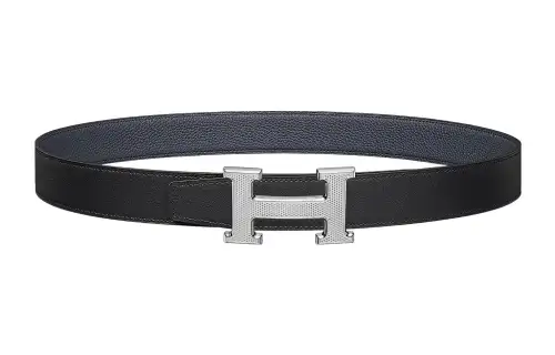 HERMES Cow Leather Belts Women's Width 3.2cm