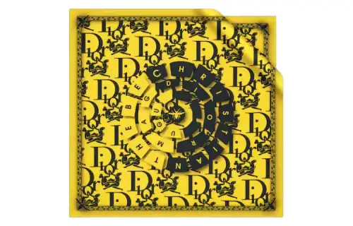 DIOR Scarves Women's Yellow