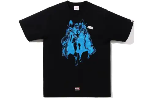 A BATHING APE Bape T Shirts Men's Crew Neck Moderate Straight Fit