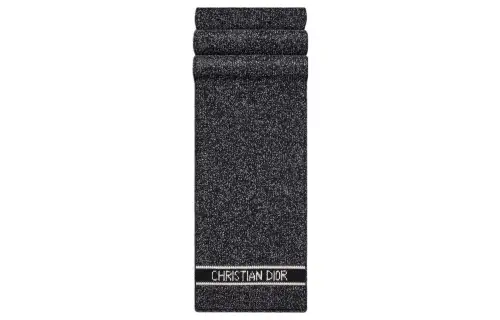 DIOR Knit Scarves Women's Black