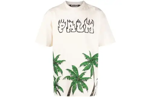 PALM ANGELS Palms&Skull Vintage T Shirt