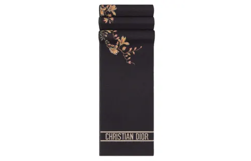 DIOR Knit Scarves Women's Black