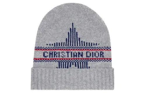 DIOR Cashmere Beanies Women's Gray