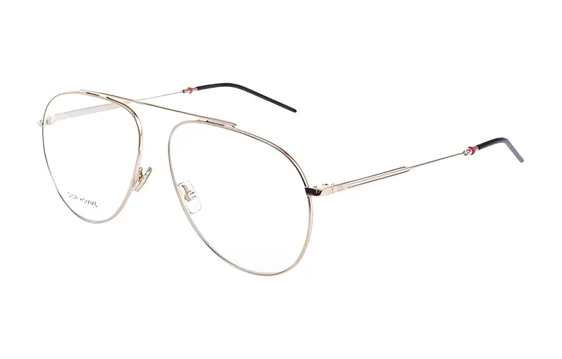 DIOR Alloy Aviator Eyeglass Frames Women's