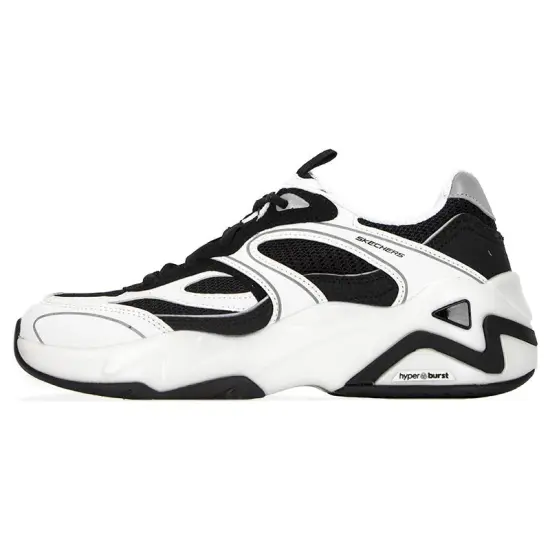Skechers Dlites Hyper Burst 'White Black' Women's