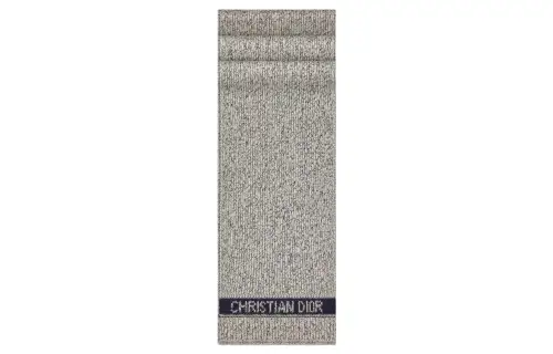 DIOR Knit Scarves Women's Gray