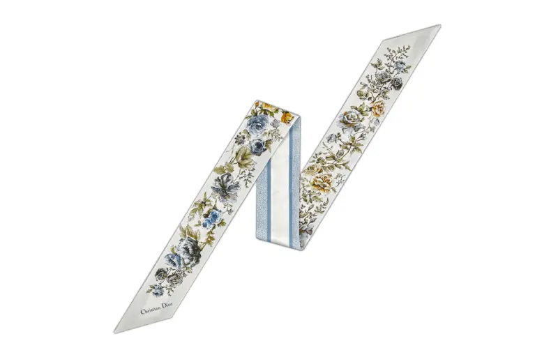 DIOR Scarves Women's White/Blue
