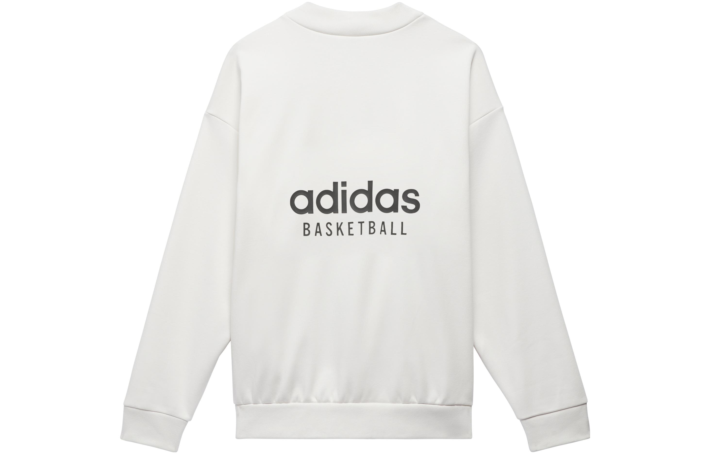 adidas originals Adidas Basketball Chapter 1 Sweat Crew Cloudwhit