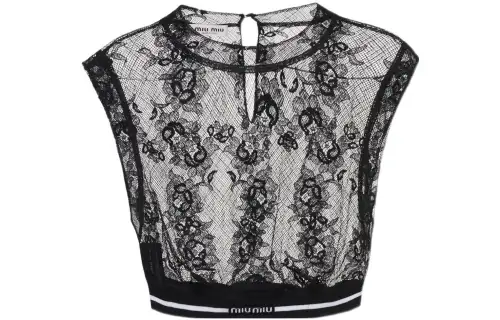 【Previous Season】sheer lace tank top