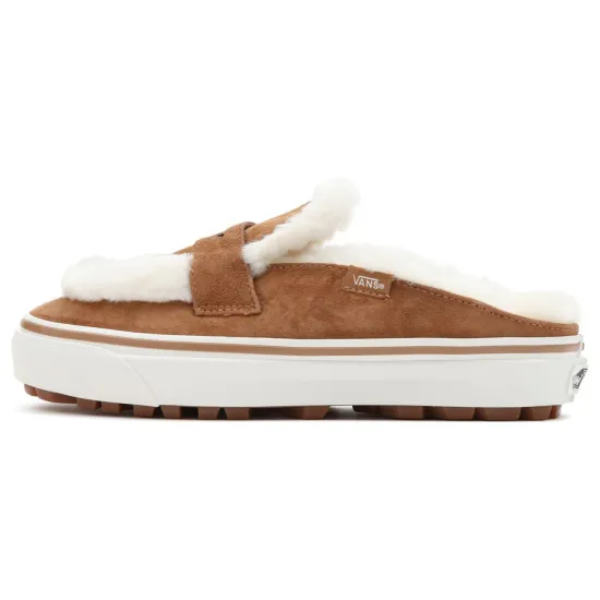 Vans Style 53 Skateboarding Shoes Unisex Low-top White/Brown