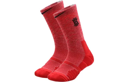 Nike Basketball knitted high boots for training for gym, red knee socks