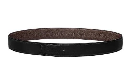 HERMES Togo Cow Leather Belts Women's Width 3.2cm