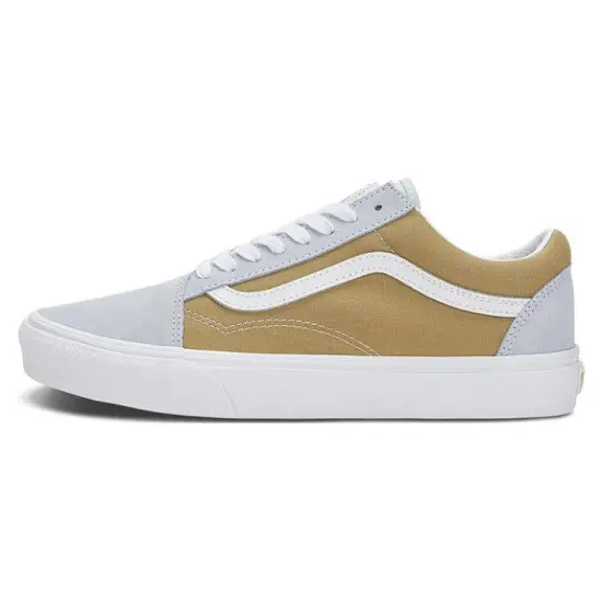 Vans Old Skool Skateboarding Shoes Unisex Low-top White/Brown