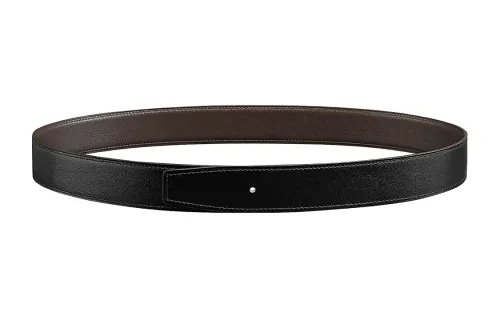 HERMES Cow Leather Belts Women's Width 3.2cm