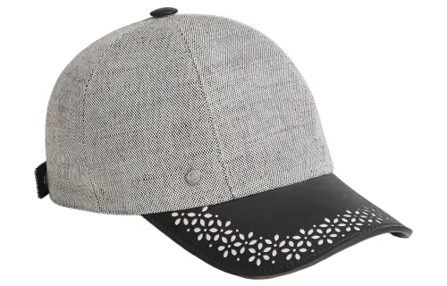 HERMES Garden Party Baseball Caps Women's Black/Gray
