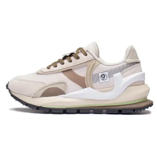 LiNing Fangyuan Eternal Durable Breathable Low-Top Sports Casual Shoes Women's Gray