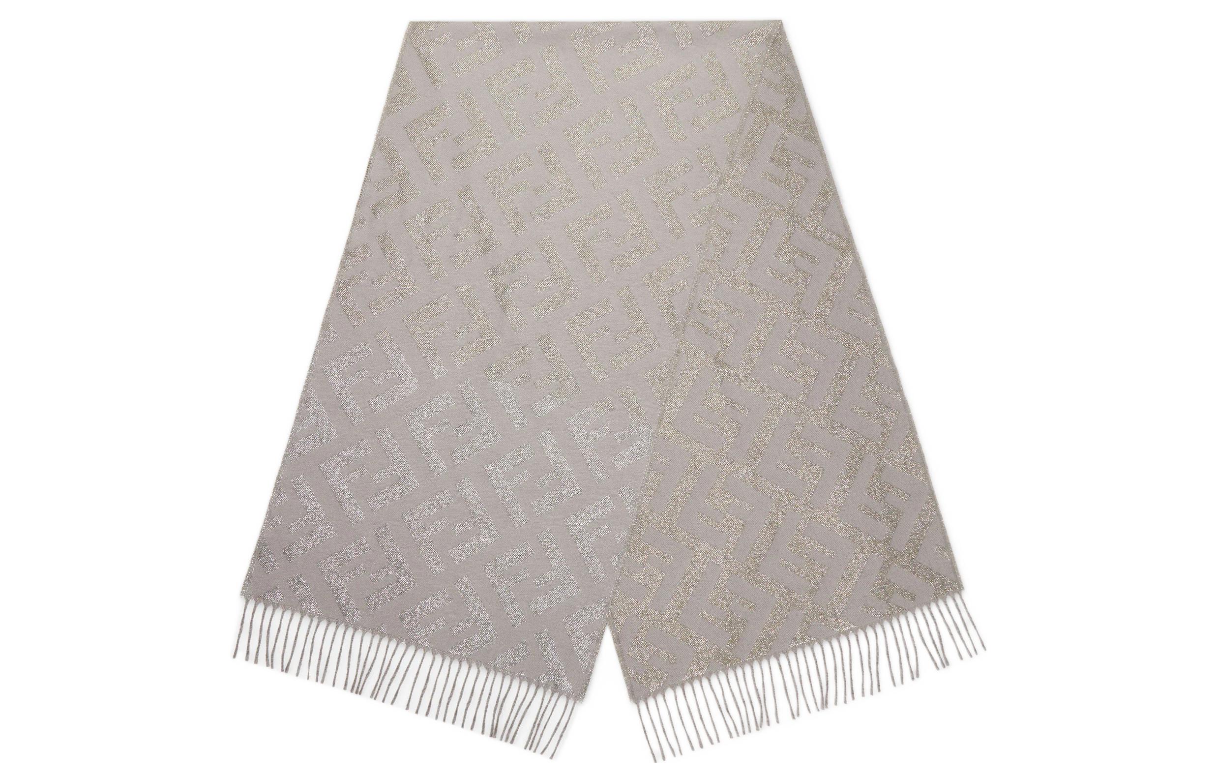 Женский шарф Fendi Wool Scarf (разноцветный)
