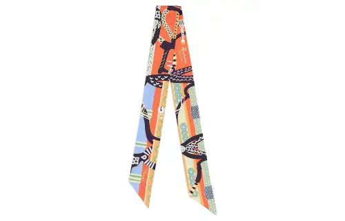 HERMES Silk Scarf Women's Multicolor