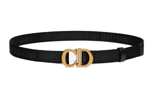 DIOR Cow Leather Belts Kids' Black