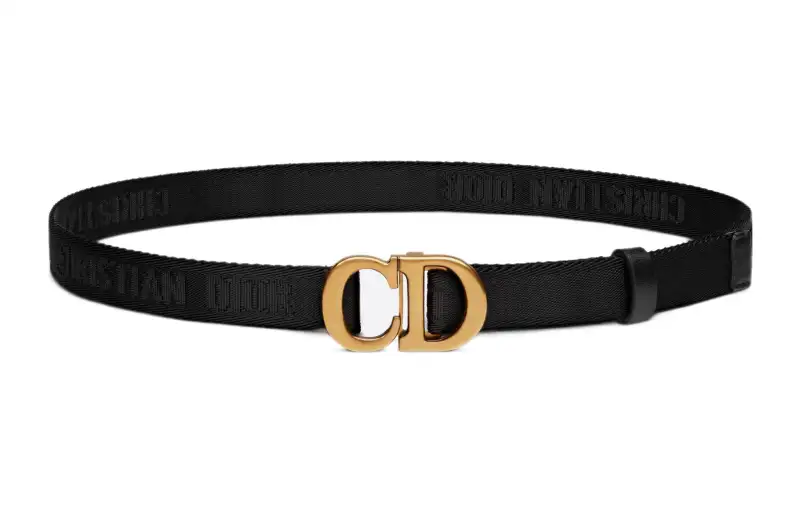 DIOR Cow Leather Belts Kids' Black