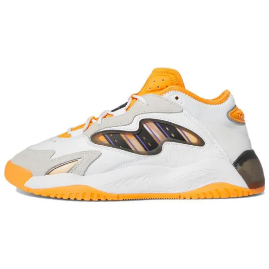 Adidas Originals Streetball Lifestyle Shoes Unisex Mid-top White/yellow/gray