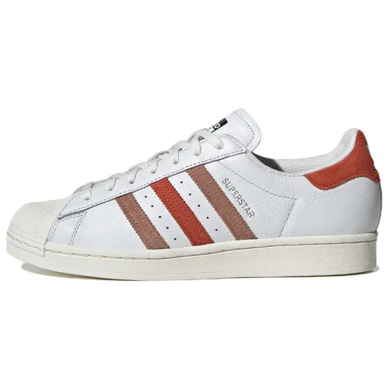 Superstar Adidas Originals 'Crystal White Preloved Red'