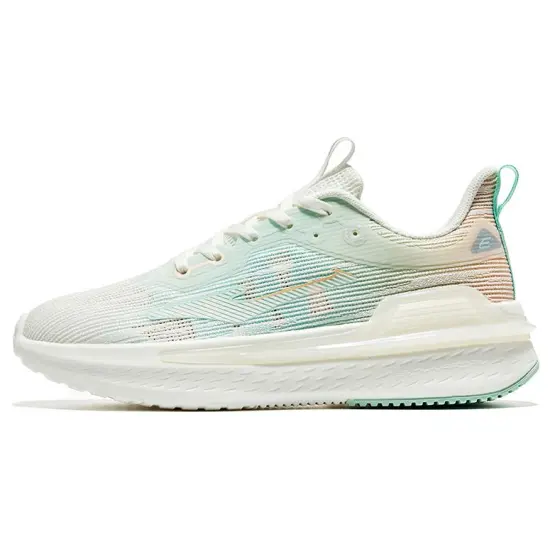Erke Running Shoes Women's Low-Top White Orange
