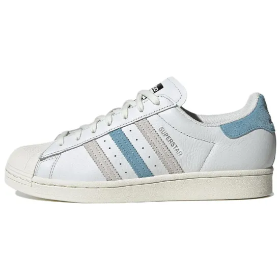 Adidas Superstar Cream White Preloved Blue