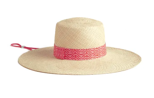 HERMES Straw Woven Bucket Hats Women's