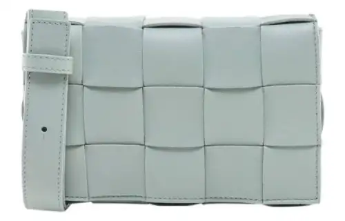 Bottega Veneta Cassette Crossbody Bag Small Intreccio Raintree