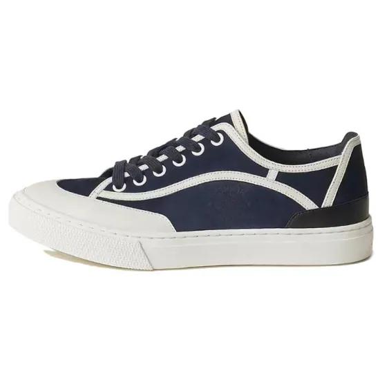 HERMES Skateboard Shoes Women's Low-Top Blue/White