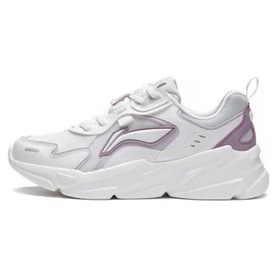 LINING Clouds Casual Shoes Women's Low-Top White Gray/Purple