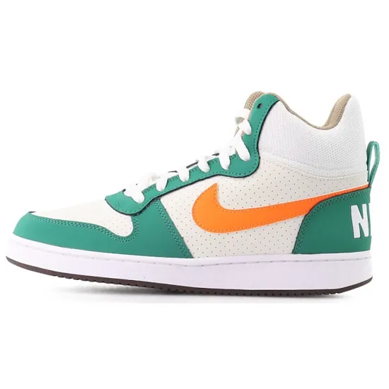Nike Court Borough Series Skateboarding Shoes Men Mid-top White/Green