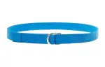 LOEWE Single Ring Buckle Cow Leather Belts Men's Blue Width 3.5cm