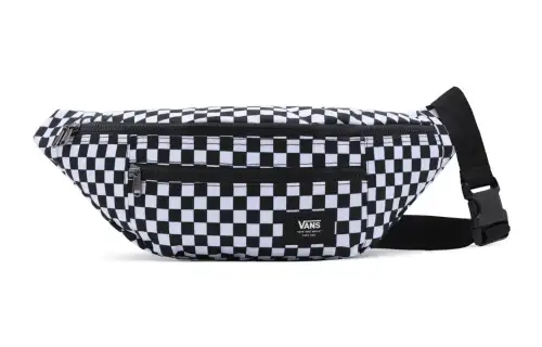 Vans Ward Nylon Sports Bag, Sling Bag, Fanny Pack, Crossbody Bag Regular Unisex Black White