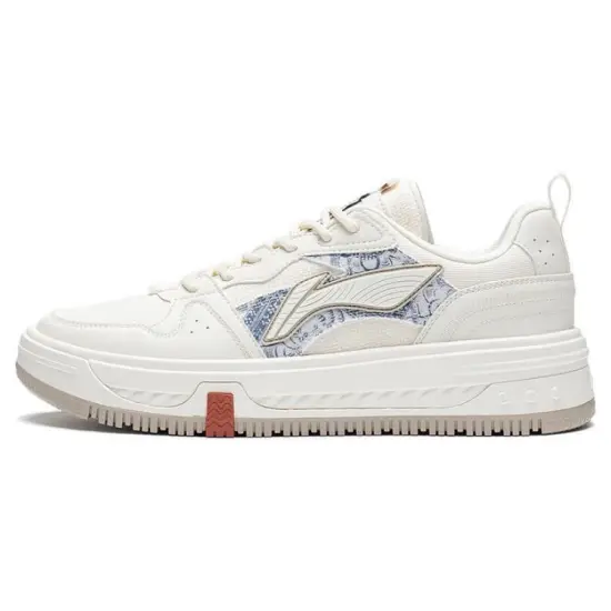 LINING Xingchuan Skateboard Shoes Men Low-Top White