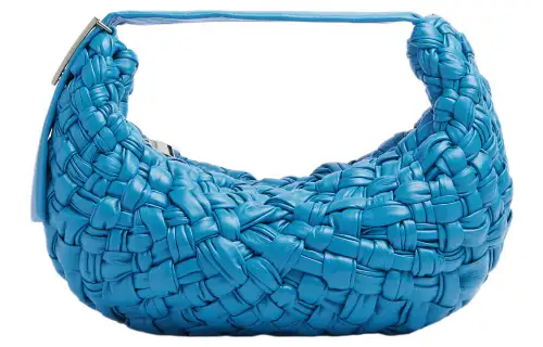 Bottega Veneta Calfskin Handbag, Shoulder Bag Women's Swimming Pool