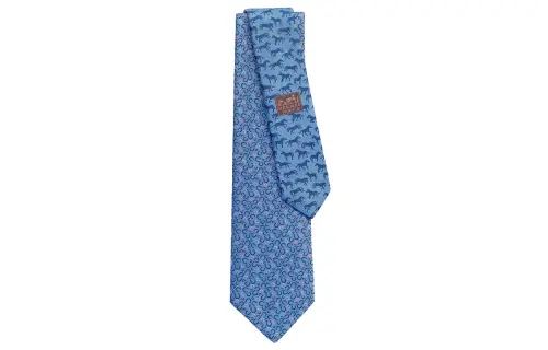 HERMES Ties Men's Blue