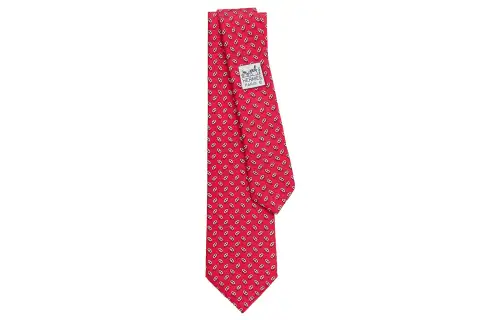 HERMES Shadow Ties Men's Red