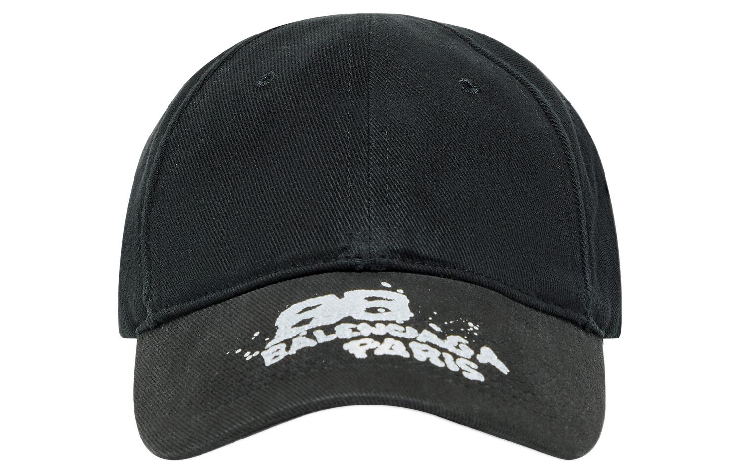 Balenciaga Hand Drawn Bb Icon Velcro Tab Cap