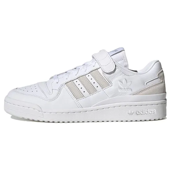 Adidas Originals FORUM Skateboard Shoes Unisex Low-top White/Gray