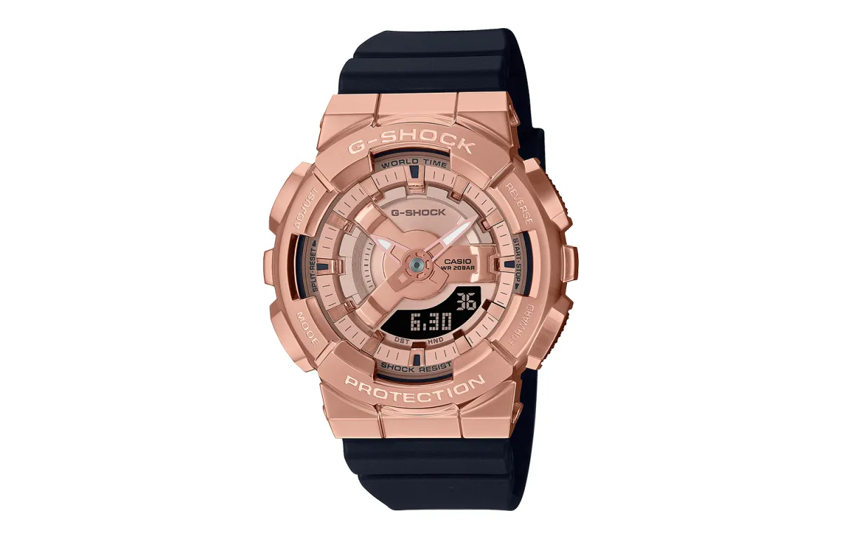 CASIO Women's Full Metal Series Pink Watch GM-S110PG-1APR