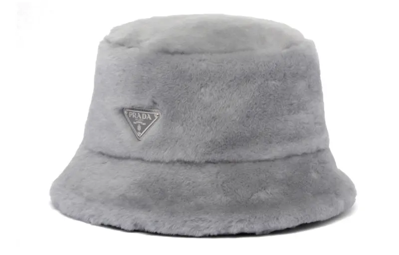 PRADA Shearling Bucket Hat