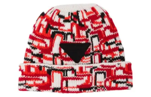 PRADA Beanies Men's Red