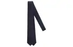 HERMES Tie Men's Marine Blue/Red