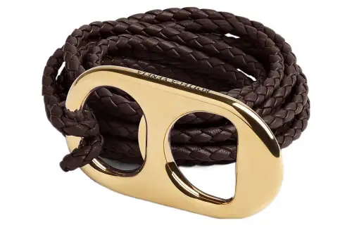 Bottega Veneta Leather Belts Women's 0.5cm
